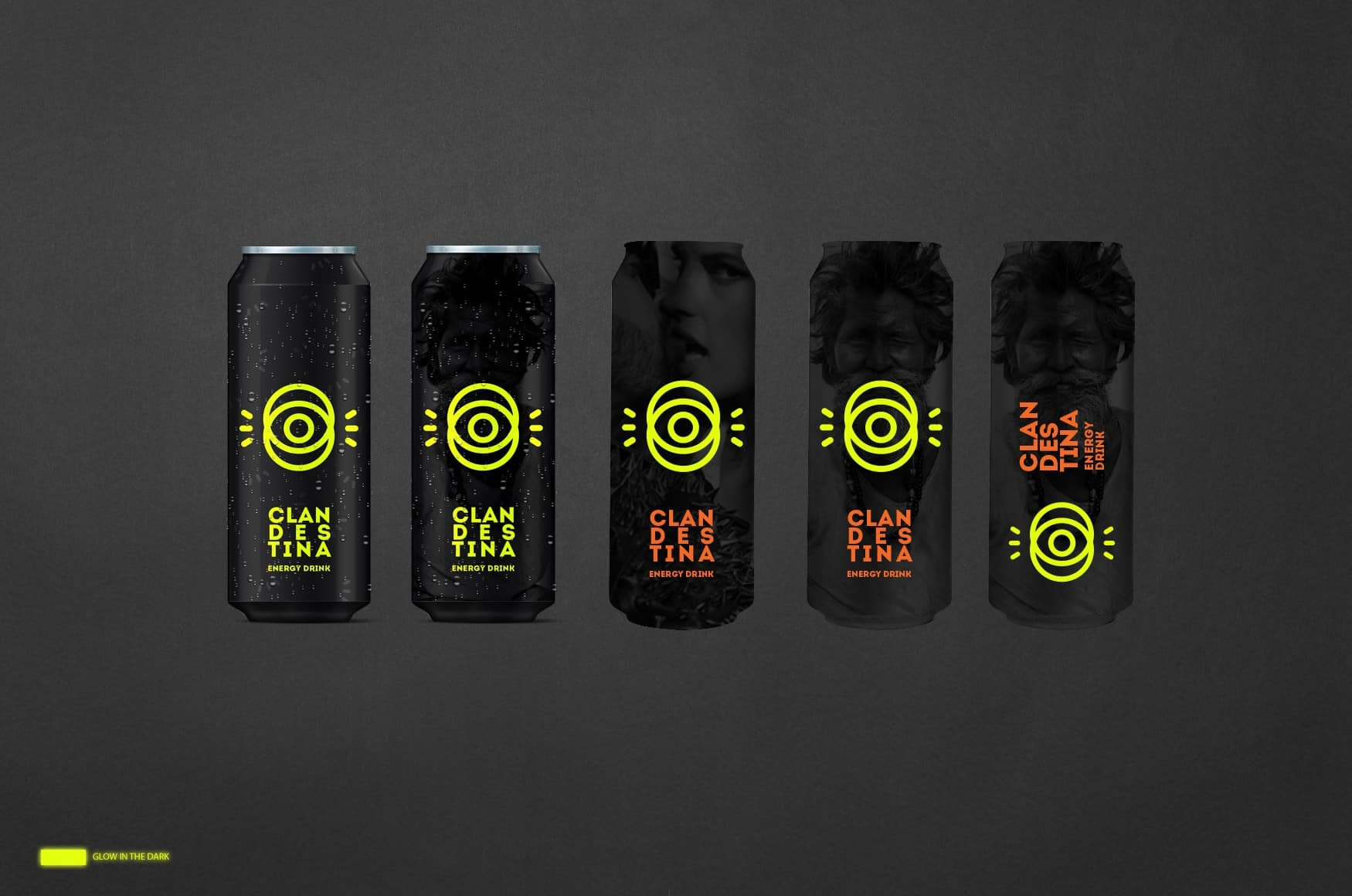 Diseño packaging branding bebida energética