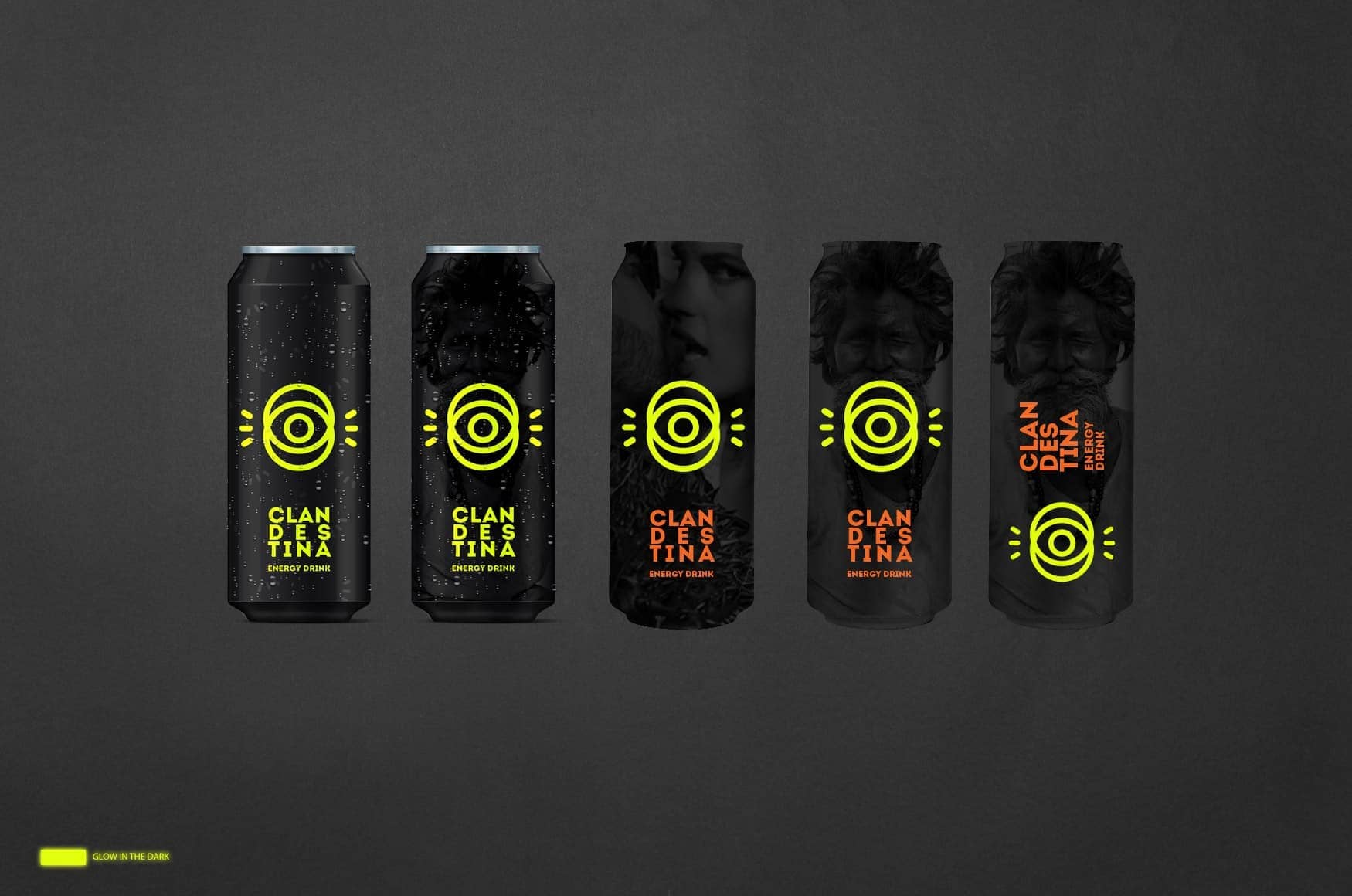 Diseño packaging branding bebida energética